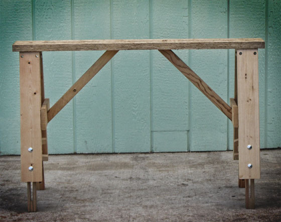 workbench or sawhorse